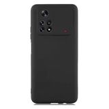 Teleplus Xiaomi Poco X4 Pro 5G Kamera Korumalı Biye Silikon Siyah Kılıf