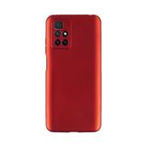 Teleplus Xiaomi Redmi 10 2022 Kılıf Kamera Korumalı Premier Silikon Kırmızı Nano Ekran Koruyucu