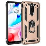 Teleplus Xiaomi Redmi 8A Vega Yüzüklü Çift Katmanlı Tank Kapak Altın Kılıf