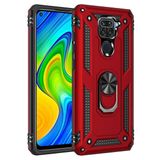 Teleplus Xiaomi Redmi Note 9 Vega Yüzüklü Tank Silikon Rose Gold + Nano Ekran Koruyucu Kılıf
