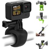 TELESIN 360 Kamera Esnek Tüp Dağı Bisiklet Motosiklet Gidon Rulo Bar Olta Kamışı Kayak Tutucu Aksesuarları GoPro Max Hero 12 11 10 9 Insta360 Ace Pro X3 Git 3 DJI Eylem 3 4 Osmo Cep 3