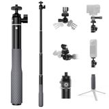 TELESIN 360 ° Su Geçirmez Özçekim Sopa 25 "w El Kayışı Sualtı Dalış Dalış Uzatma Çubuk Kutup Monopod GoPro Hero 12 11 10 9 8 7 6 Git Pro Max Mini Insta360 X3 GO3 DJI Eylem 3 4 Aksesuarları