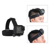 TELESIN Aksiyon Kamera Kafa Bandı, GoPro Hero 12/11/10/9/8/7/6/5, Fusion, Max, DJI OSMO ve Çoğu Aksiyon Kamerasıyla Uyumlu, 3 Katman Kaymaz Lastikli POV Çekim Aparatı, GP-HMS-T04