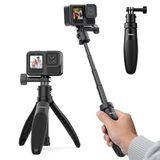 TELESIN Aksiyon Kamerası Mini Tripod Selfie Çubuğu | Kompakt ve Taşınabilir, Hızlı Çıkarılabilir Selfie Stick, GoPro, Osmo Action, Insta360 Aksiyon Kameraları ile Uyumlu, 40 cm, S1-MNP-02
