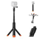 TELESIN Bluetooth Yüzen Selfie Çubuğu Tripod, DJI Osmo Action 6 5 Pro 4 için Su Geçirmez Uzatılabilir 3'ü 1 Arada El Kavrama Tripodu Sinyal Güçlendirici, 15 m Dalış Çubuğu, Sörf ve Şnorkel için