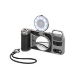 Telesin Master Grip Kit -C03 Selfie Işık+UV Filtreli Telefon Kamera Tutacağı