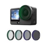 TELESIN Osmo Action 6 Uyumlu ND Filtre Seti (CPL+ND8/16/32)