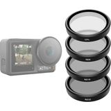 Telesin Telesın Osmo Action 3/4/5 Pro Cpl+Nd8/16/32 Filtre Seti Uyumlu Aksiyon Kamera Aksesuarları