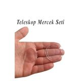 Teleskop Mercek Seti 1 Paket (Büyük- Küçük) Okullar İçin Teleskop Yapımı İçin Plastik Mercek Basit Deney