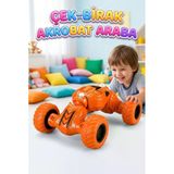 Teleskopik Akrobatik 360 Derece Dönen Esnek Gövdeli Sürtmeli Takla Atan Oyuncak Araba