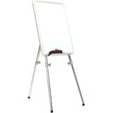 Teleskopik Ayaklı Aluminyum Çerçeveli Taşınabilir Yazı Tahtası 40X55 - Ahşap - Beyaz - Seçenek 1