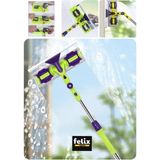 Teleskopik Çift Taraflı Cam Silme Aparatı Mikrofiber Mop Sprey - Altın - Seçenek 1