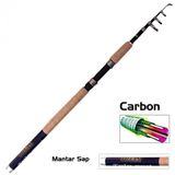 Teleskopik Karbon Spin Olta Kamışı - 210Cm 40/80 Gr - Mantar Sap - Ocean