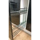 Teleskopik Raylı Şişelik (10.5cm-15.5cm-20.5cm) - 20.5 cm - Siyah