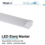 Teletek LED Etanj Mantar Armatür 120 cm 50W 5000 Lümen Acil Aydınlatma Kitli (3 Saat) - IP65