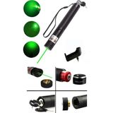 Telexshop Şarjlı Anahtar Emniyetli Yeşil Lazer Pointer 1000mw Yüksek Güçlü Lazer Sunum Lazeri