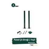 Telfence Panel Çit Direği – 100 Cm - Montaj Aksesuarları Dahil - 2 ADET
