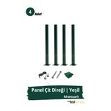 Telfence Panel Çit Direği – 100 Cm - Montaj Aksesuarları Dahil - 4 ADET