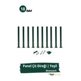 Telfence Panel Çit Direği – 150 Cm - Montaj Aksesuarları Dahil - 10 ADET