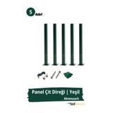 Telfence Panel Çit Direği – 50 Cm - Montaj Aksesuarları Dahil - 5 ADET