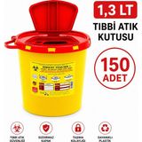 Telkar 1,3 Lt Tıbbi Atık Kutusu 150 Adet