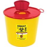 Telkar 5 Adet 5 Lt Kesici ve Delici Tıbbi Enfekte Atık Kutusu - yok