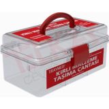 Telkar Kirli Cerrahi Alet Taşıma Seti Küçük-Şeffaf