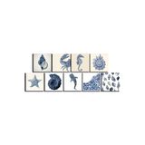 TellGraf Aesthetic Deniz Temalı Kartpostal Seti (15X15 cm 9 Adet)