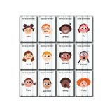 TELLGRAF REKLAM HİZMETLERİ Okul Öncesi Ingilizce Duygular Kartları (10x15 Cm Her Biri)