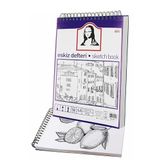 Telli Eskiz Defteri A4 Spiralli 50 Yaprak 1 Adet 120 Gr 210X297 Mm Karakalem Sketch Book Üstten Açılmalı Ezkiz Defteri