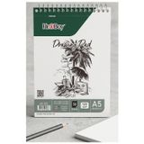 Telli Eskiz Defteri A5 Cm 1 Adet Herboy 120 Gr Eskiz Defteri Karakalem Çizim 50 Sayfa Dokulu Kağıt Üstten Açılmalı Ezkiz