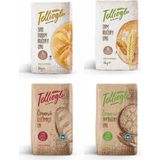 Tellioğlu 4’lü Set Organik Tam Buğday/ Özel Amaçlı/ Sarı Durum / Tam Buğday Unu 1 Kg - 4 kg
