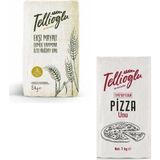 Tellioğlu 5 Kg Ekşi Mayalı Un/ 1 Kg Pizza Unu 2'Li Set - 6 kg