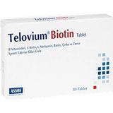 Telovium Biotin 30 Tablet ( 1 Adet )