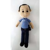 Telsizli Polis Bebek Amigurumi Organik Oyuncak
