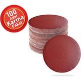 Telvesse 100 Adet Cırt Zımpara Spiral Avuç Içi Taşlama 115 mm Harman Paket - 1 Adet