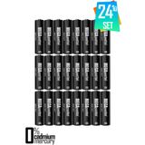 Telvesse 24lü AA R6 Kalın Kalem Pil Saat Pili Zn-C 1.5V
