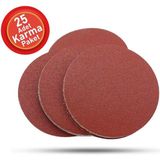 Telvesse 25 Adet Cırt Zımpara Spiral Avuç Içi Taşlama 115 mm Harman Paket - 1 Adet