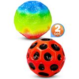 Telvesse 2li Yükseğe Zıplayan Top Galaxyball Galaksi Uzay Ay Topu Aşırı Zıplayan Bahçe Oyuncağı Krater Gök