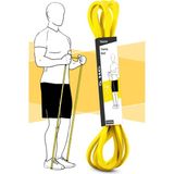 Telvesse 5 kg Direnç Bandı Kas Geliştirme Lastiği Fitness Pilates Cross Training Bant Sarı - Hafif Sert