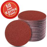 Telvesse 50 Adet Cırt Zımpara Spiral Avuç Içi Taşlama 115 mm Harman Paket - 1 Adet