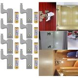 Telvesse 8nanli Otomatik Dolap Lambası Mutfak Banyo Gardırop Çekmece İçi Aydınlatma Menteşe Lambası, Telvesse