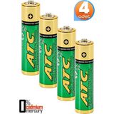 Telvesse Atc 4lü Aaa Heavy Duty R03 Ince Kalem Pil Kumanda Pili Çinko Karbon Pil Zn-C 1.5V - 4'lü