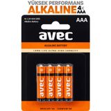 Telvesse Avec 4lü AAA LR03 Alkaline İnce Kalem Pil Alkalin Kumanda Pili Alkali Pil 1.5V