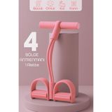 Telvesse Body Trimmer Mekik Kürek Çekme Bel İnceltme Aleti Evde Spor Lastikli Egzersiz Lastiği Pembe