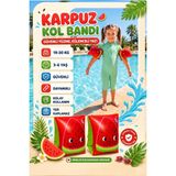 Telvesse Çocuk Yüzme Kolluğu 19-30 Kg Şişme Deniz Havuz Yüzücü Kolluk Yüzme Kolluğu Karpuz 32042 - Kırmızı