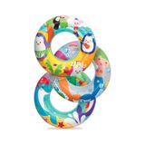 Telvesse Deniz Temalı 3-6 Yaş Havuz Deniz Şişme Yüzme Simidi 51 CM Şeffaf
