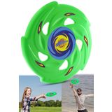 Telvesse Frisbee Fırlatma Diski Disk Atma Oyunu Çocuk Yetişkin Plaj Bahçe Oyuncak 24 cm Yeşil Frizbi