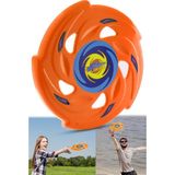 Telvesse Frizbi Fırlatma Diski Disk Atma Oyunu Çocuk Yetişkin Plaj Bahçe Oyuncak 24 cm Turuncu