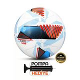 Telvesse Futbol Topu 2025 Neon League Ball Pompalı Set Dayanıklı Sert Zemin Halı Saha Topu Super No5